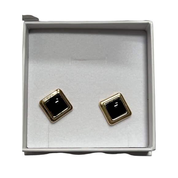 Heaven Mayhem Archer Earrings in Gold Black - Picture 2 of 5